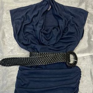 Knee Length Body Cone Dress No sleeves